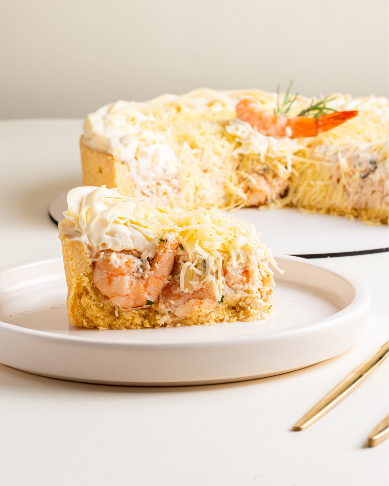 Torta de Camarão com Catupiry