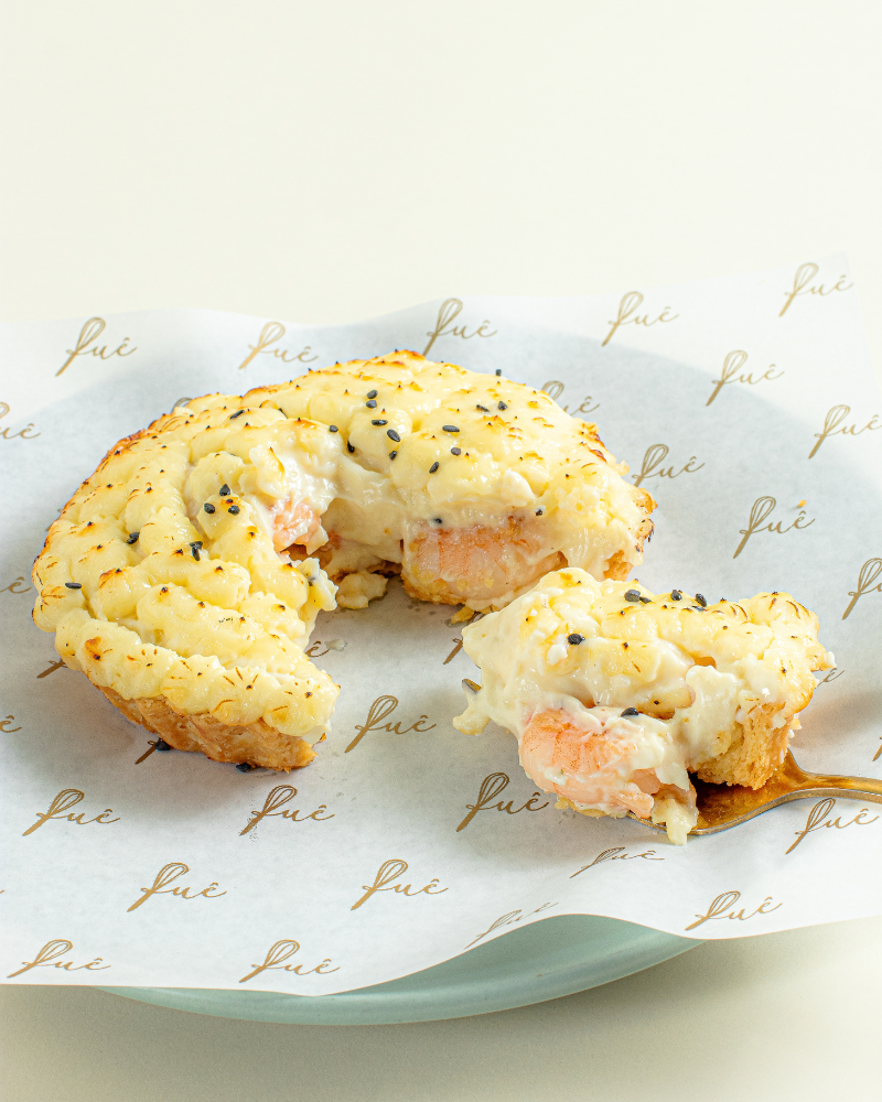 Mini Torta Maçaricada de Camarão