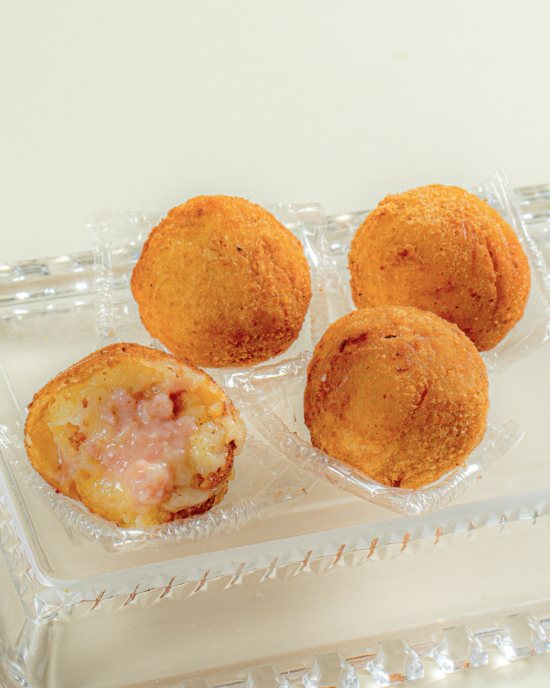 Bolinho de Queijo e Presunto