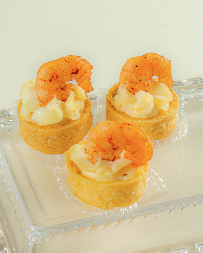 Mini Quiche de Camarão