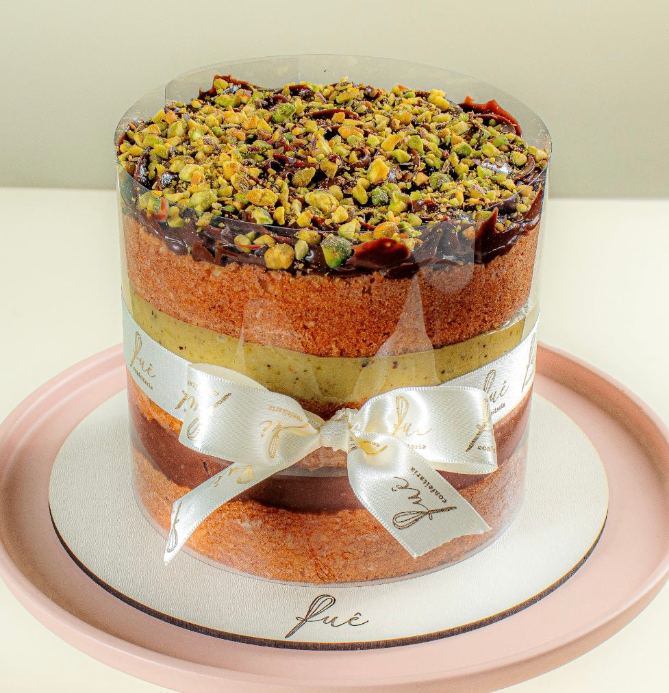 Torta Pistache com Chocolate